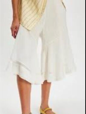 White FP culottes size small
